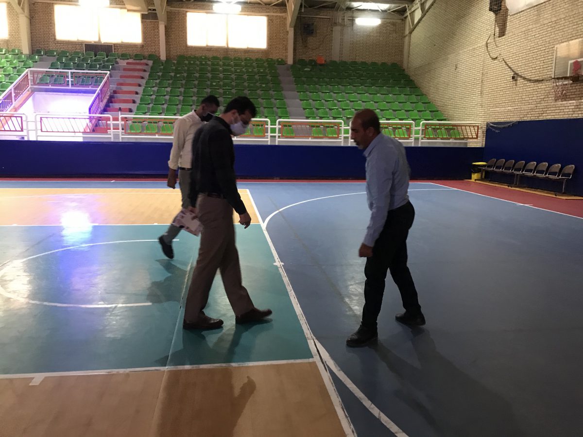 بازدید مدیرعامل شرکت ساب خوزستان از روند تعمیرات و بهسازی تأسیسات اماکن ورزشی کوی بوستان